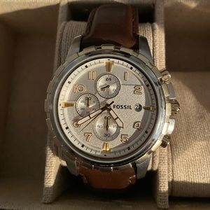 Fossil Watch Brown Leather